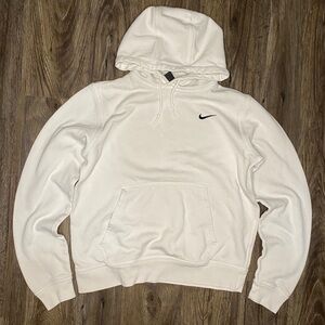 Nike White Pullover Hoodie Size Medium